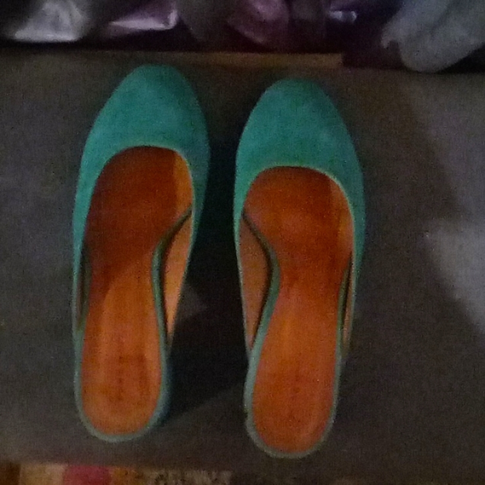 Mule Slip on suede shoe